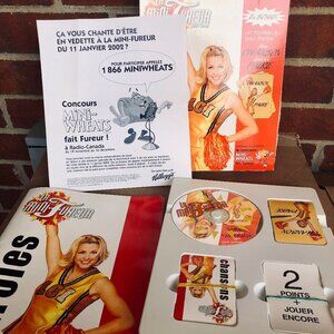 Rare Jeu La Mini-Fureur 2001-2002 Complet + Promo Mini-Wheats | État Impeccable